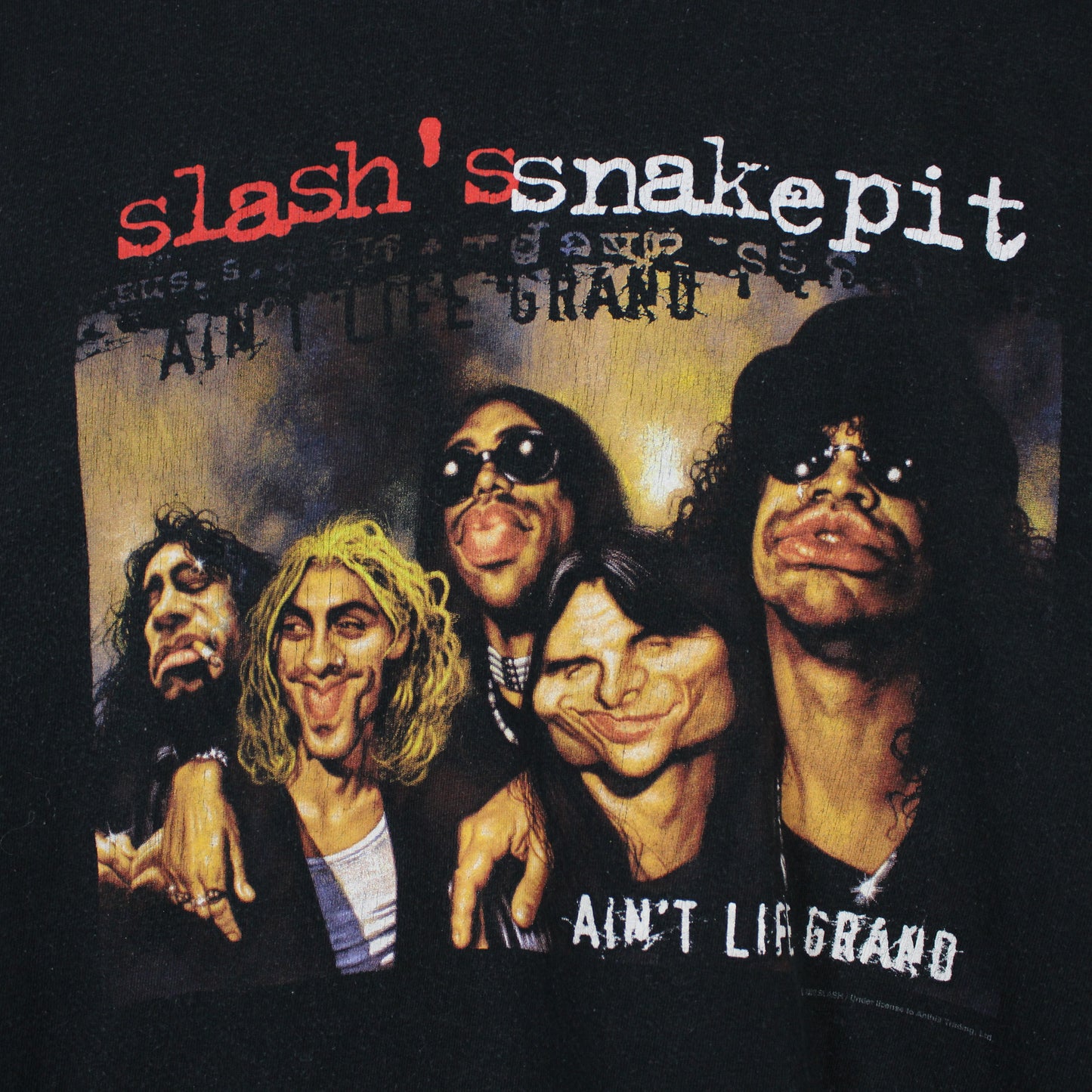 Vintage 2000 Slash's Snakepit Aint Life Grand Tour Tee - L