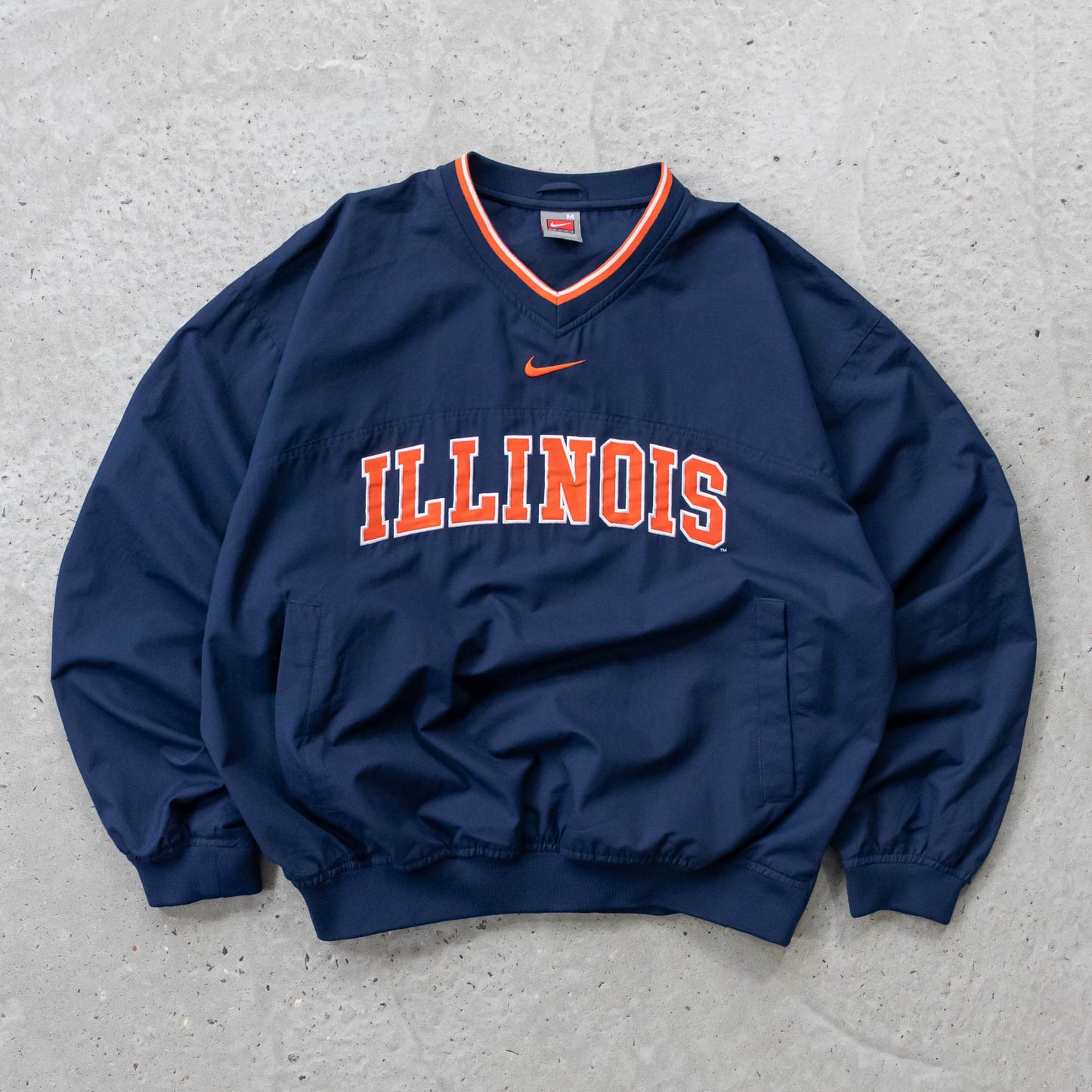 Nike Illinois Illini NCAA Windbreaker Jacket - 2000s (M)