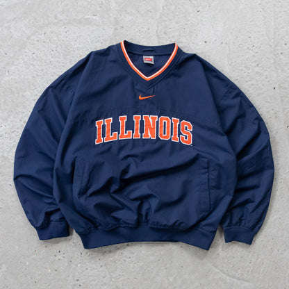 Nike Illinois Illini NCAA Windbreaker Jacket - 2000s (M)