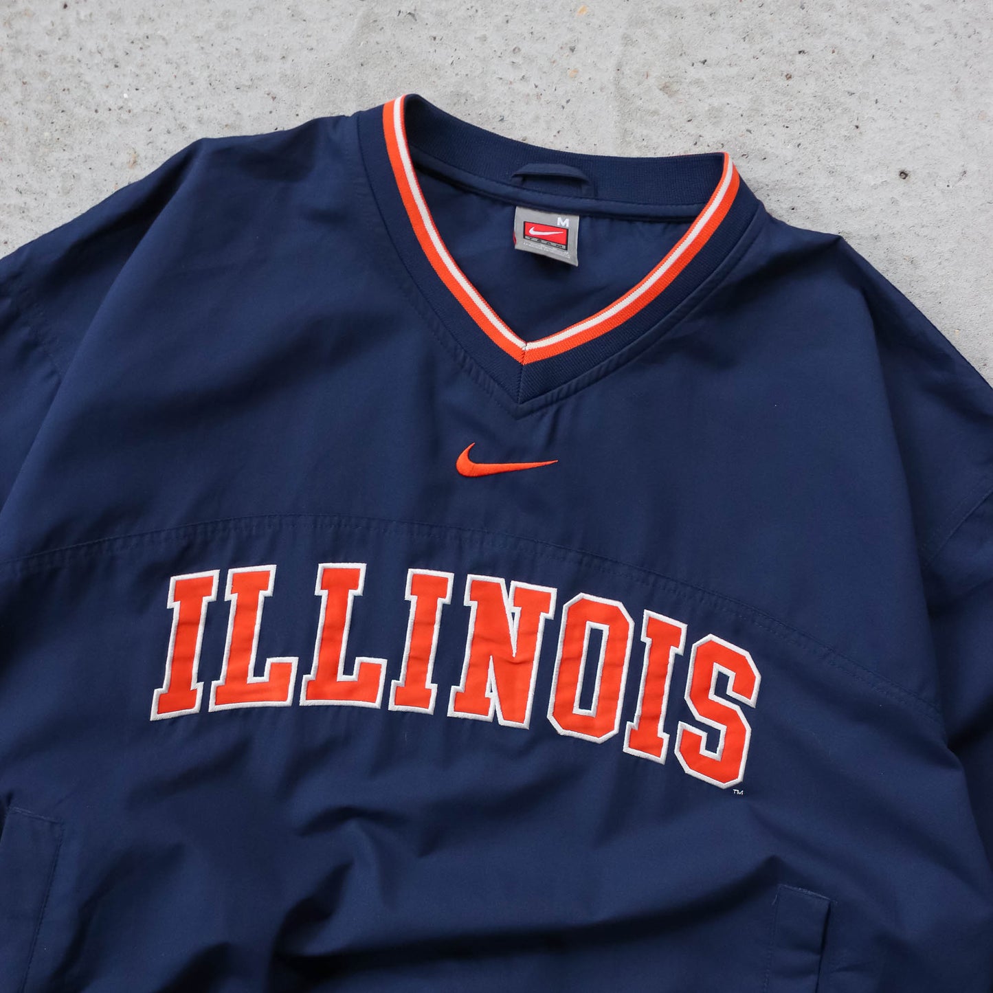 Nike Illinois Illini NCAA Windbreaker Jacket - 2000s (M)