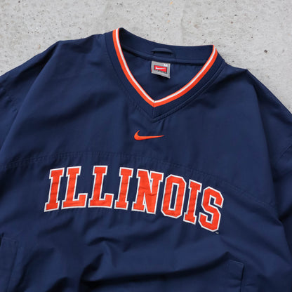 Nike Illinois Illini NCAA Windbreaker Jacket - 2000s (M)