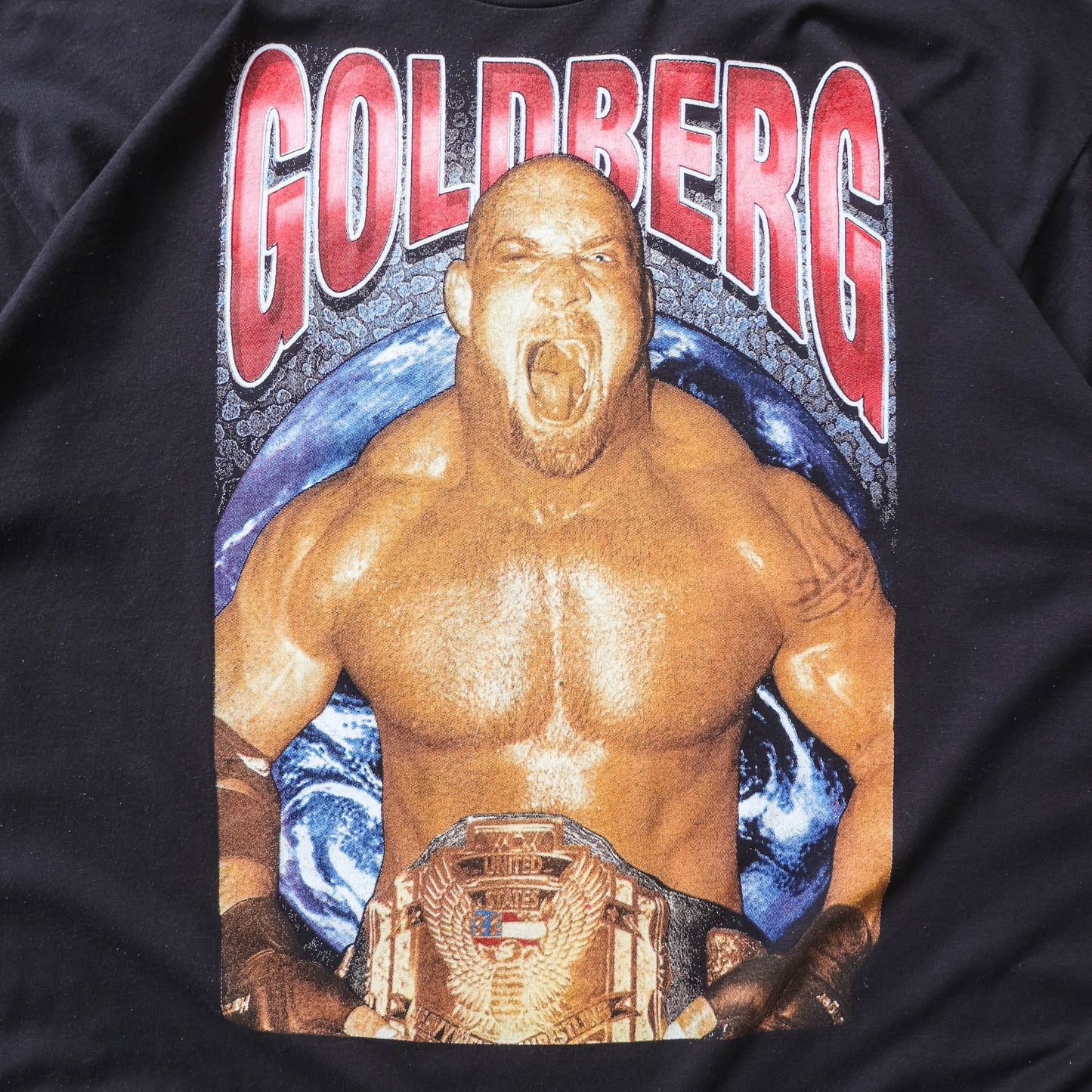 Vintage 90s Goldberg WCW Rap Tee - XL