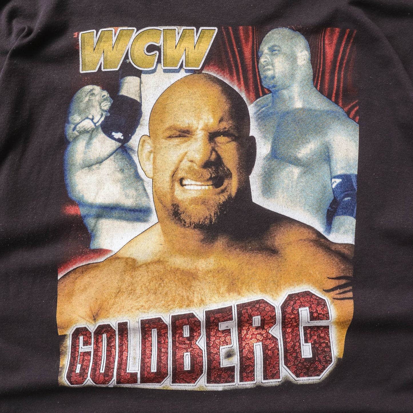 Vintage 90s Goldberg WCW Rap Tee - XL