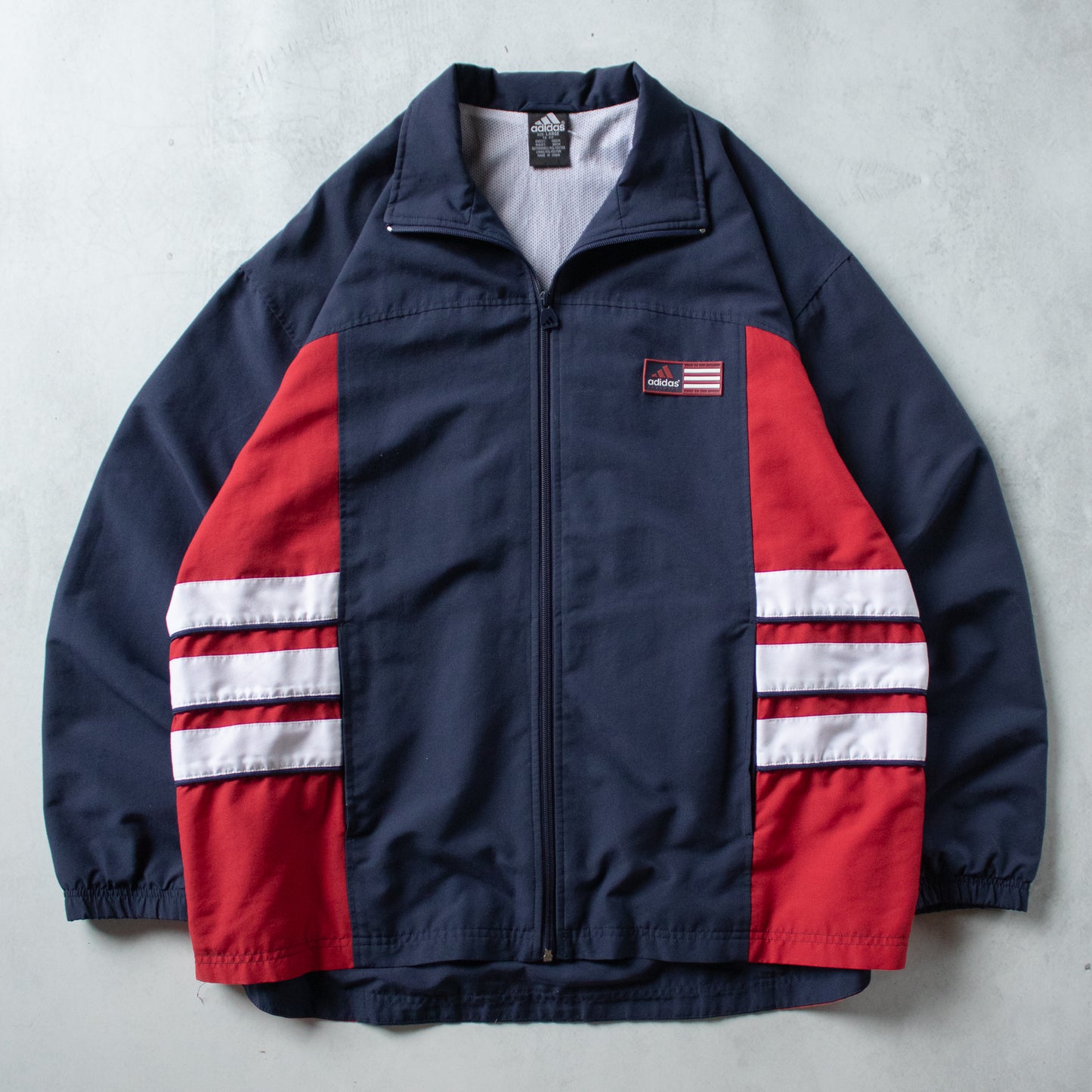 Vintage 90s Adidas Colourblock Track Jacket - L