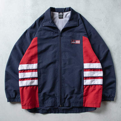 Vintage 90s Adidas Colourblock Track Jacket - L