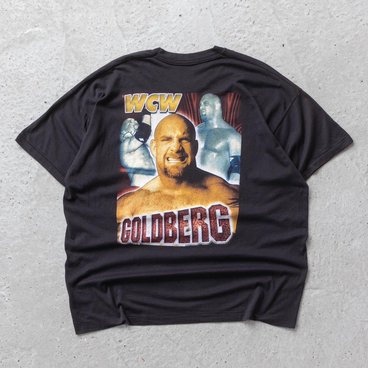 Vintage 90s Goldberg WCW Rap Tee - XL