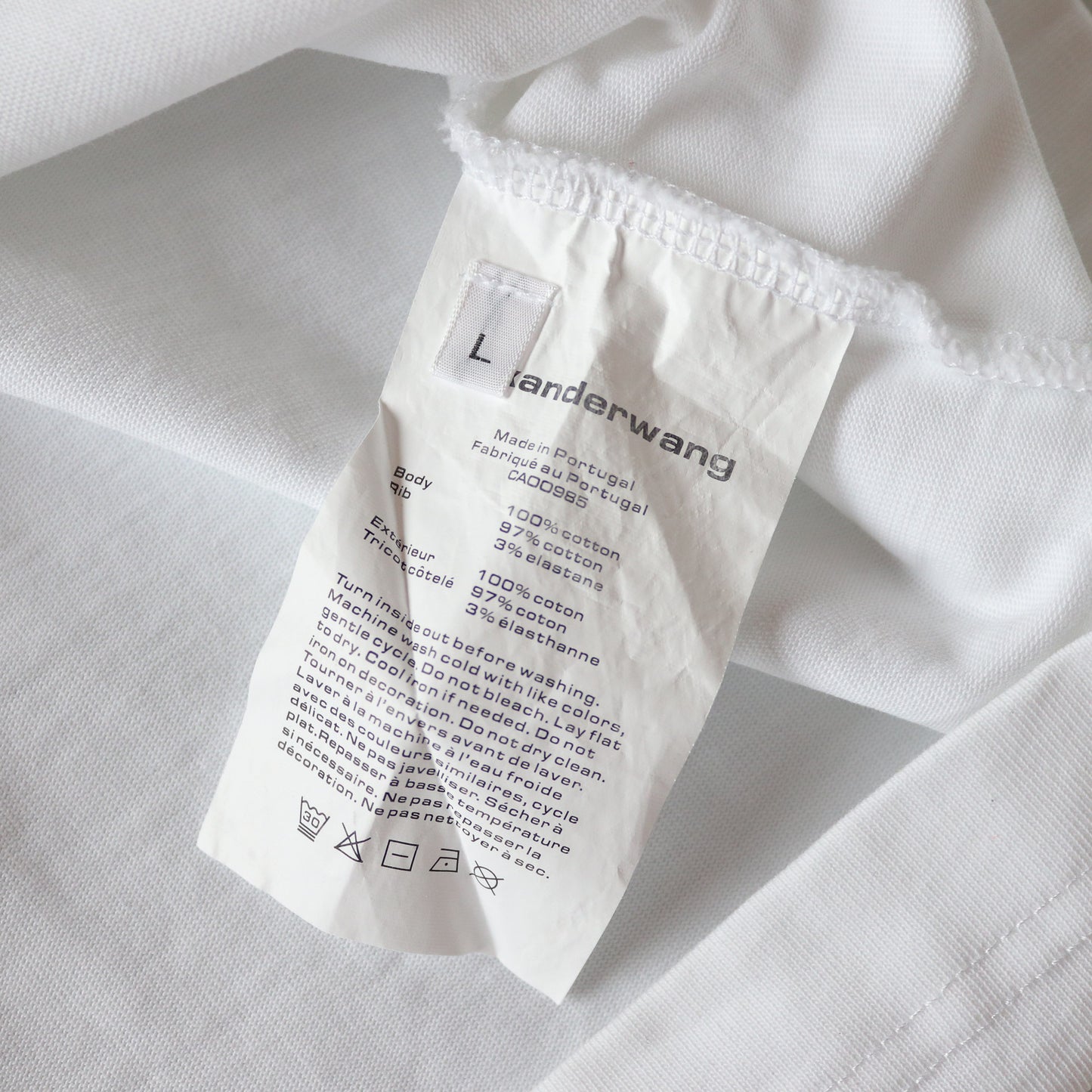 Alexander Wang Buzz Cut Tee - Women's L