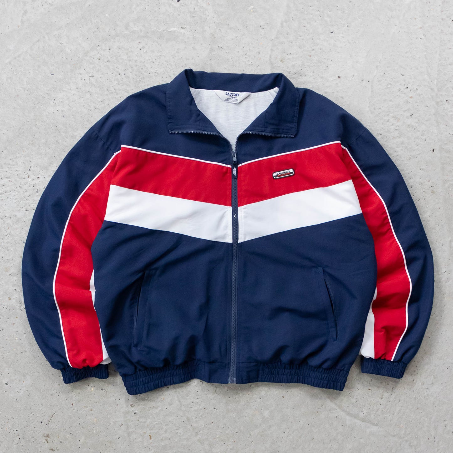 Saucony Colourblock Track Jacket - 90s (L)