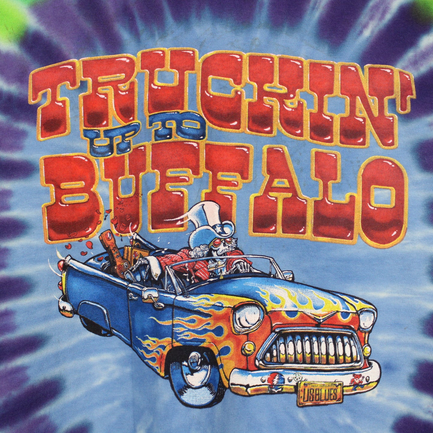 Vintage Grateful Dead Truckin to Buffalo Tee - M