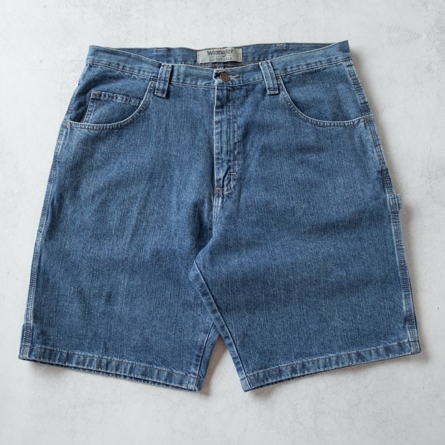 Vintage Wrangler Denim Carpenter Jorts - 36