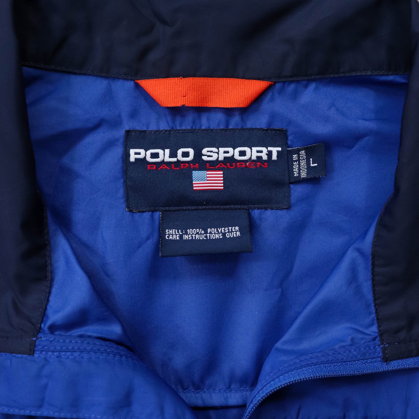 Polo Sport Ralph Lauren Packable Windbreaker Jacket - 90s (L)