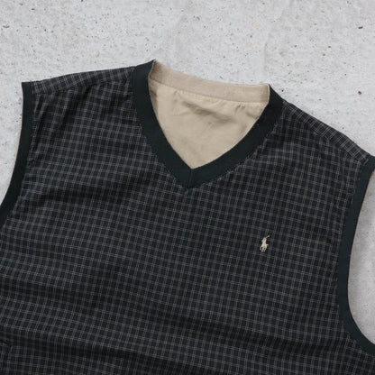 Polo Golf Ralph Lauren Reversible Windbreaker Vest - 90s (XXL)