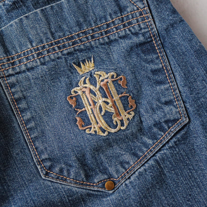 Vintage Enyce Embroidered Denim Jorts - 34