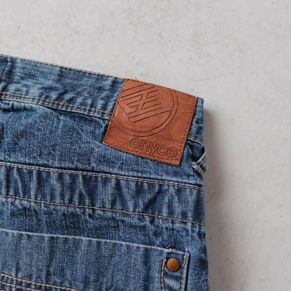 Vintage Enyce Embroidered Denim Jorts - 34