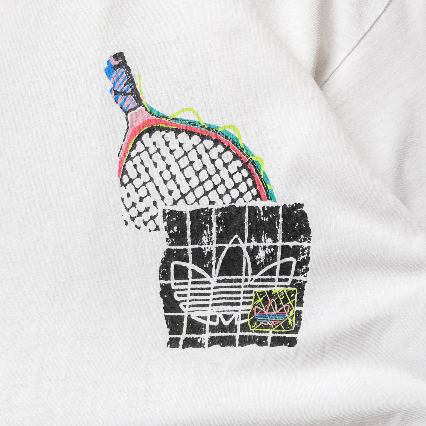Vintage 90s Adidas Tennis Graphic Tee - XL