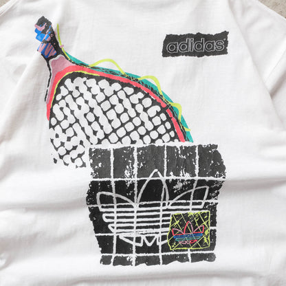 Vintage 90s Adidas Tennis Graphic Tee - XL