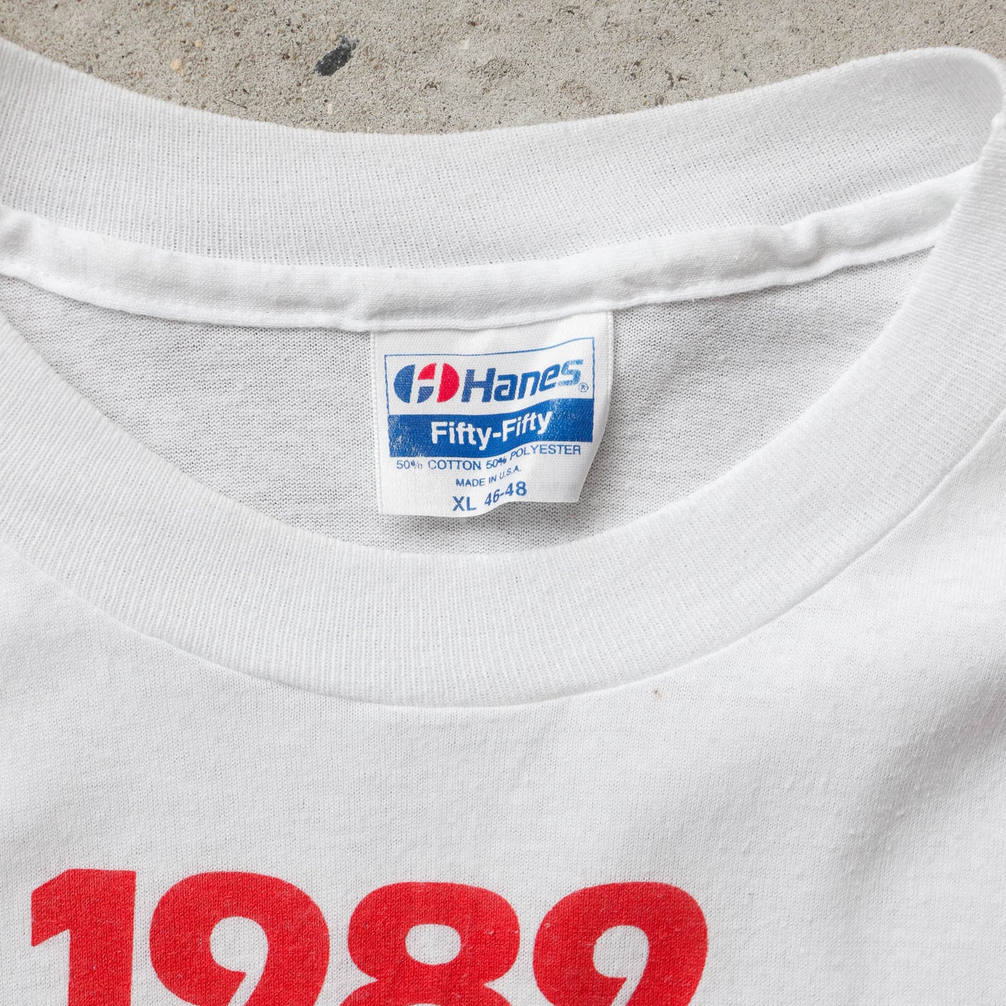 Vintage 1989 Detroit Pistons NBA Champions Tee - XL