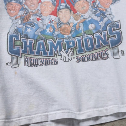 Vintage 1998 New York Yankees World Series Champions Tee - L