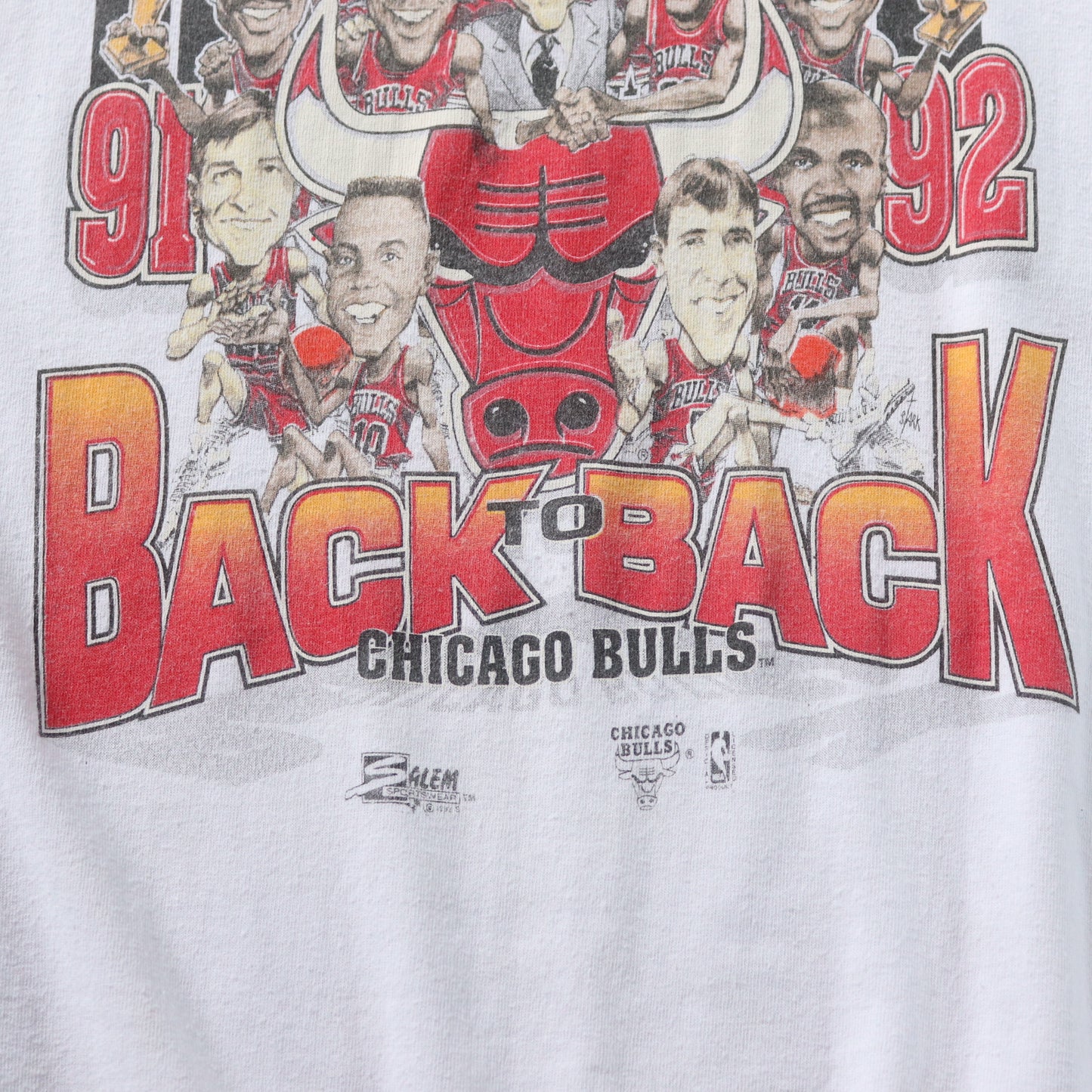 Vintage 1992 Chicago Bulls NBA Champions Tee - L