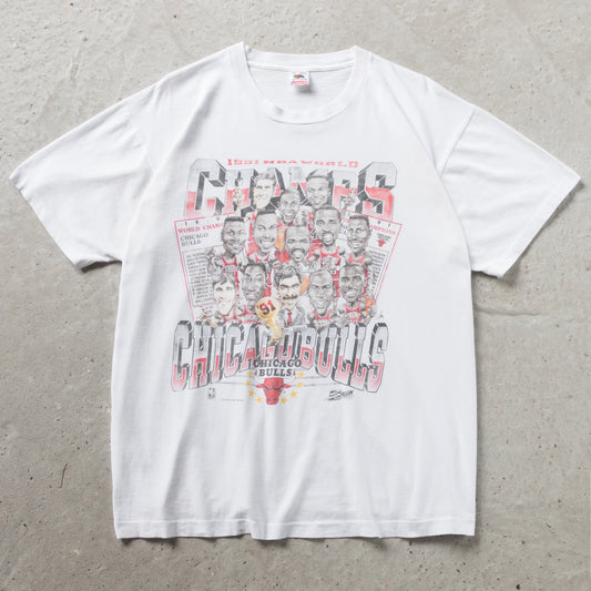 Vintage 1991 Chicago Bulls NBA Champions Tee - XL