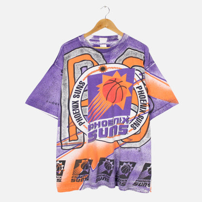 Vintage 90's Phoenix Suns AOP NBA Tee - XL