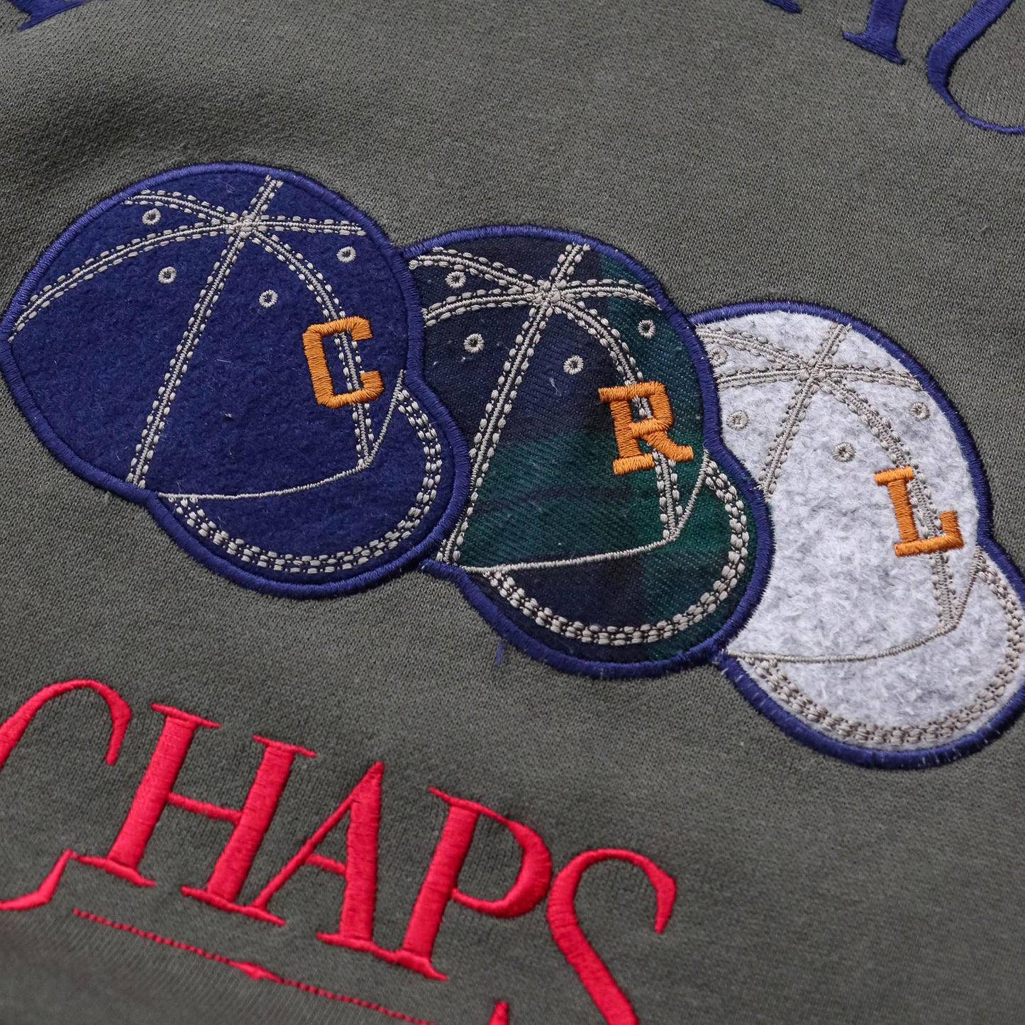 Chaps Ralph Lauren Embroidered Sweatshirt - 90s (M)
