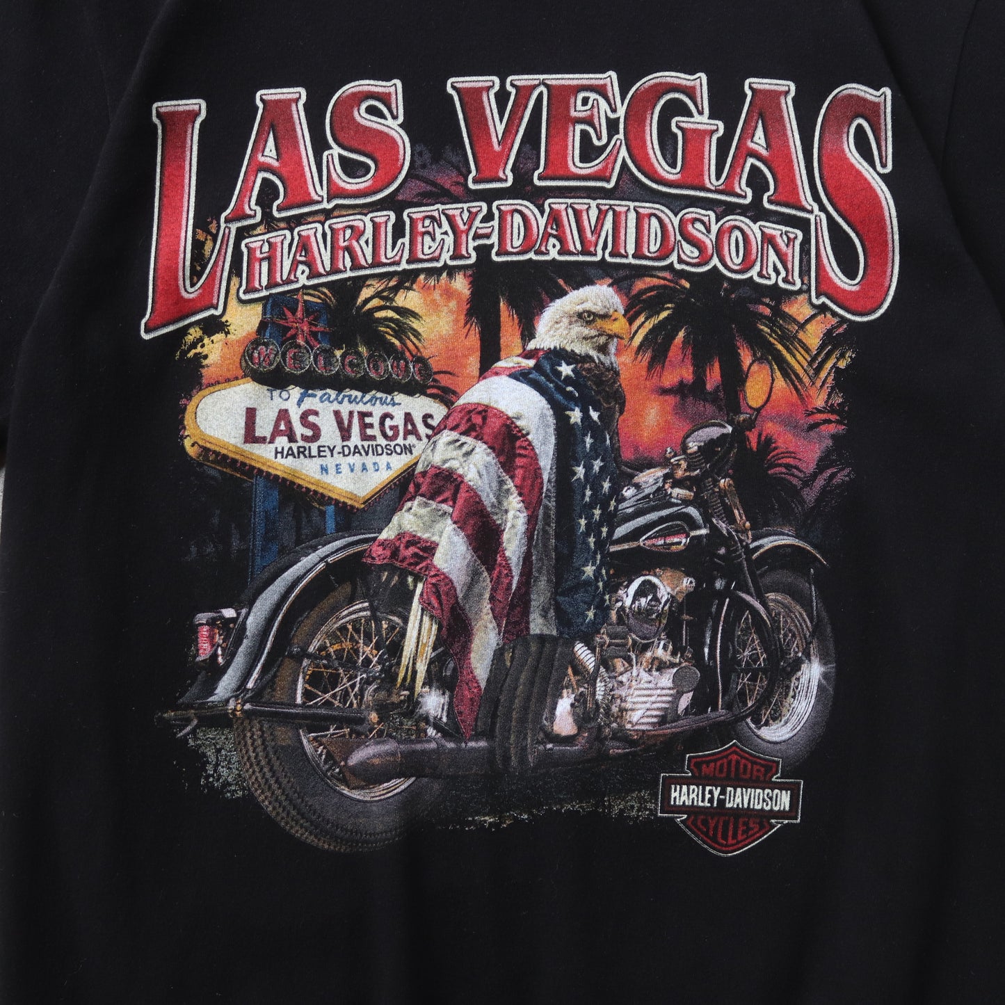 Vintage 2000s Harley Davidson Las Vegas Tee - M