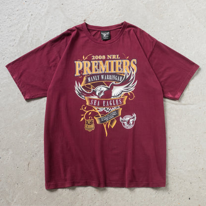 2008 Manly Sea Eagles NRL Premiers Tee - L