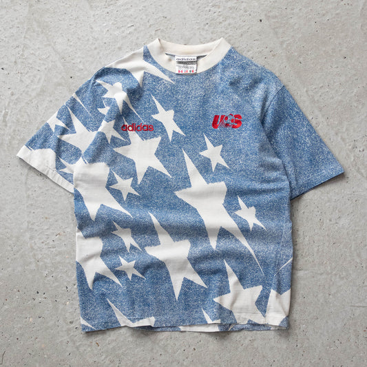 Vintage 1994 USA Football World Cup Adidas AOP Tee - M - AL Vintage
