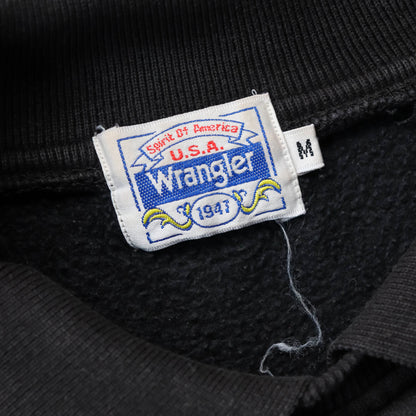 Wrangler USA Crest Collared Sweatshirt - 80s (M)