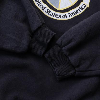 Wrangler USA Crest Collared Sweatshirt - 80s (M)