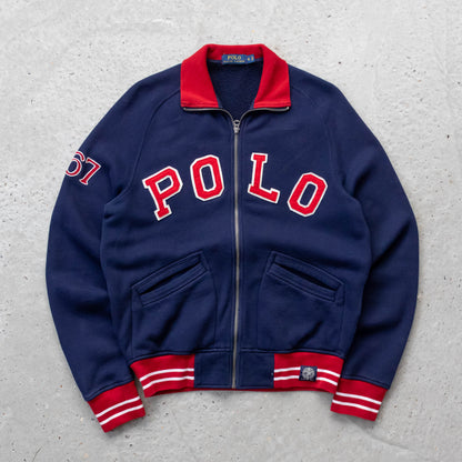 Polo Ralph Lauren Spellout Baseball Jacket - 2000s (S)