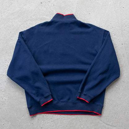Nike Chicago Cubs MLB 1/4 Zip Sweatshirt - 2000s (XL)