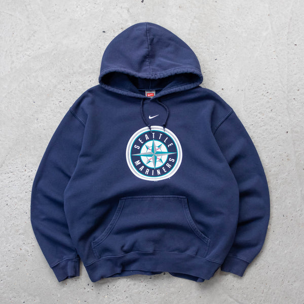 Nike Seattle Mariners MLB Centre Swoosh Hoodie - 2000s (L)