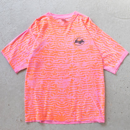 Vintage 80s Quiksilver AOP Tee - XL