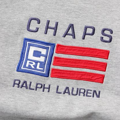 Chaps Ralph Lauren Embroidered Flag Sweatshirt - 90s (L)