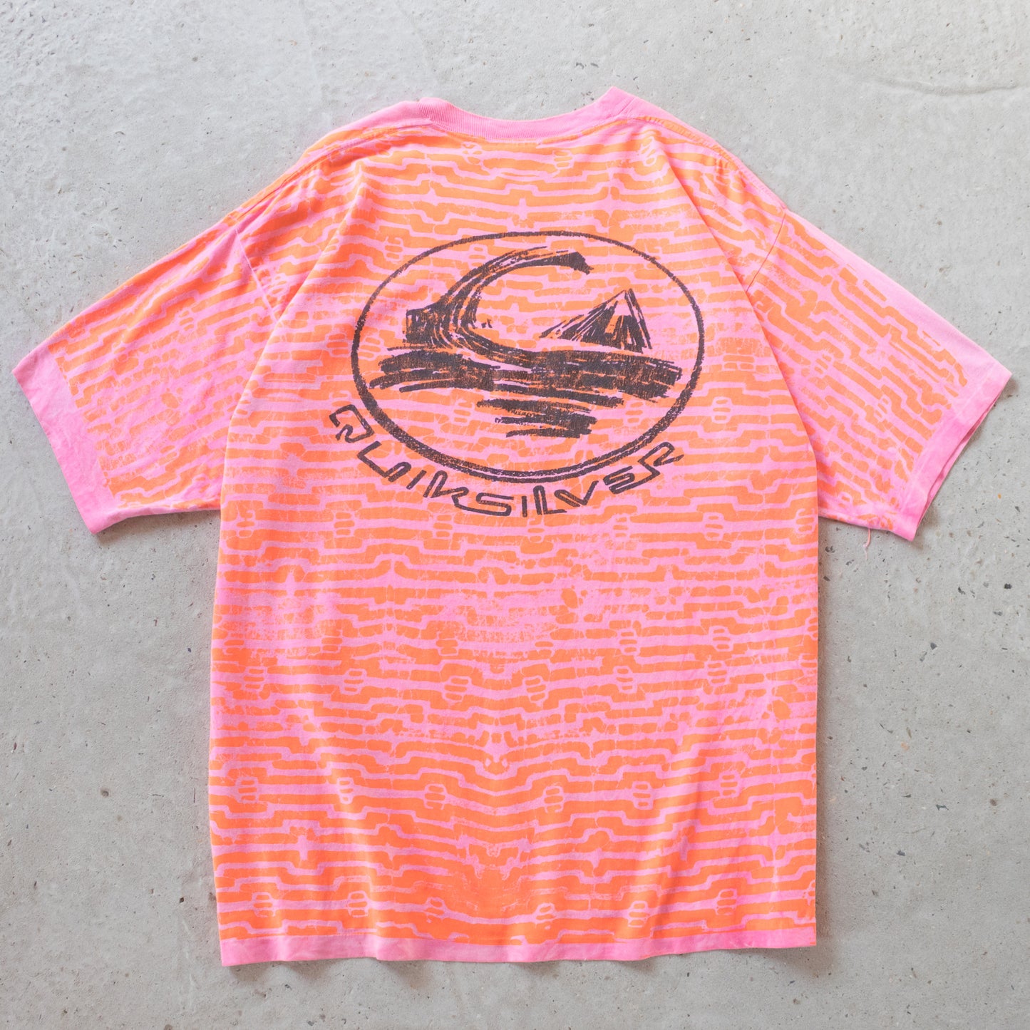 Vintage 80s Quiksilver AOP Tee - XL