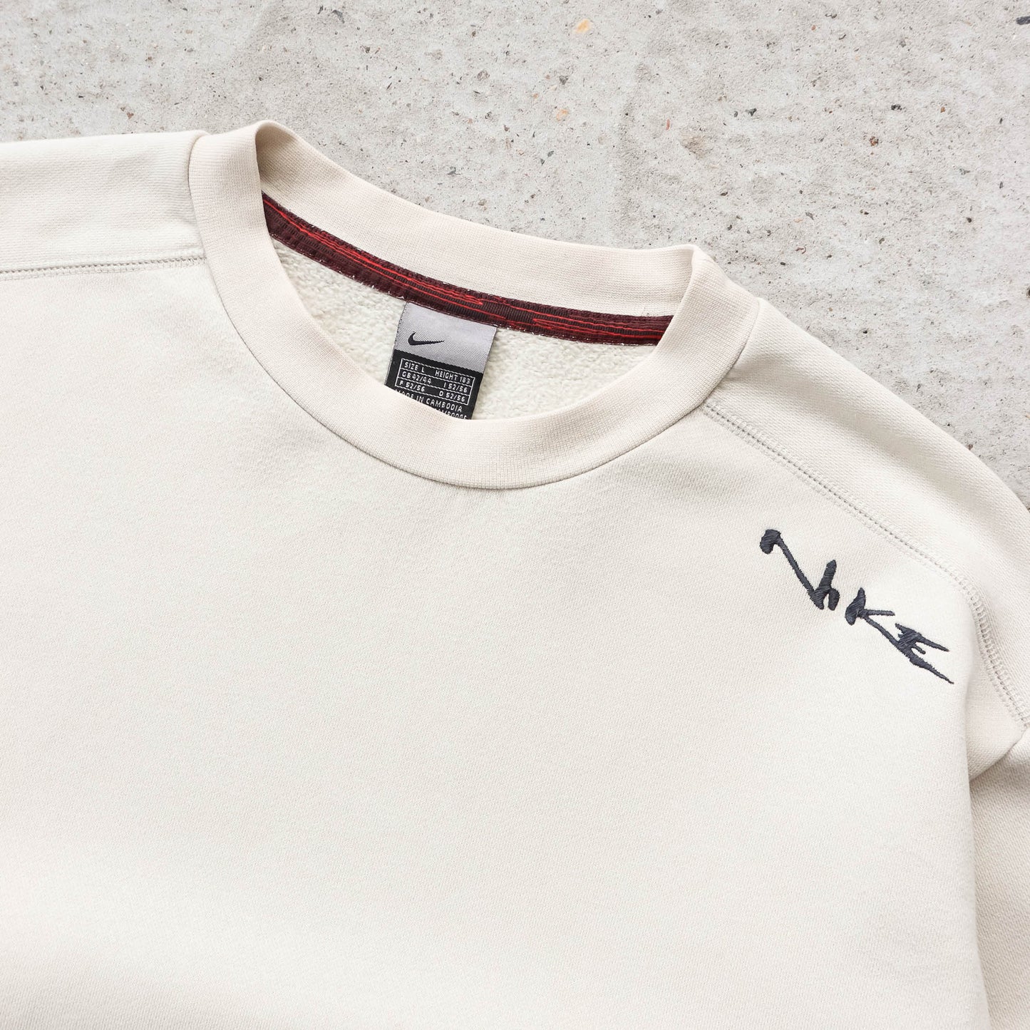 Nike Spellout Embroidered Sweatshirt - 2000s (L)