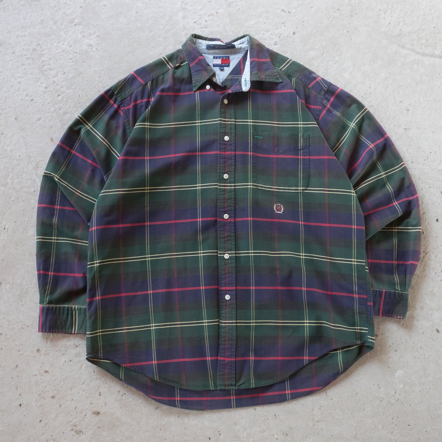 Vintage 90s Tommy Hilfiger Button Up Shirt - L