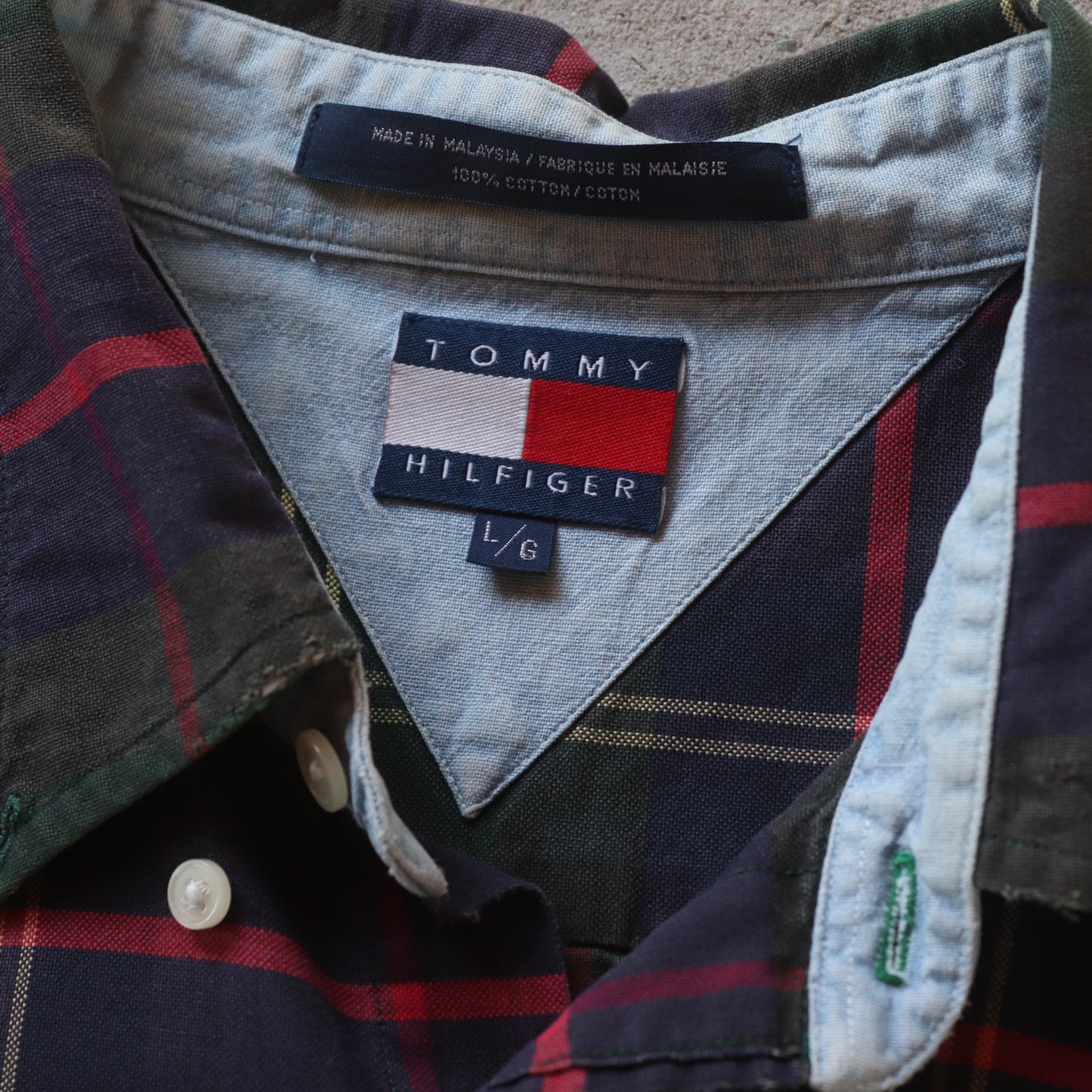 Vintage 90s Tommy Hilfiger Button Up Shirt - L