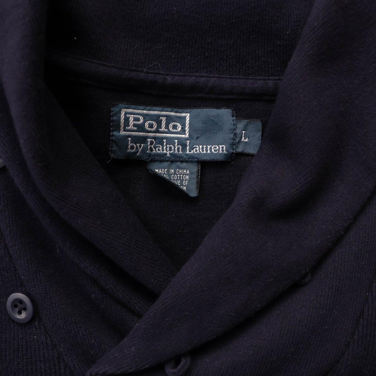 Polo Ralph Lauren Shawl Neck Sweatshirt - 90s (L)