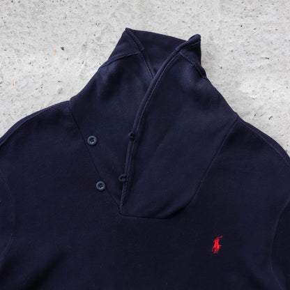 Polo Ralph Lauren Shawl Neck Sweatshirt - 90s (L)