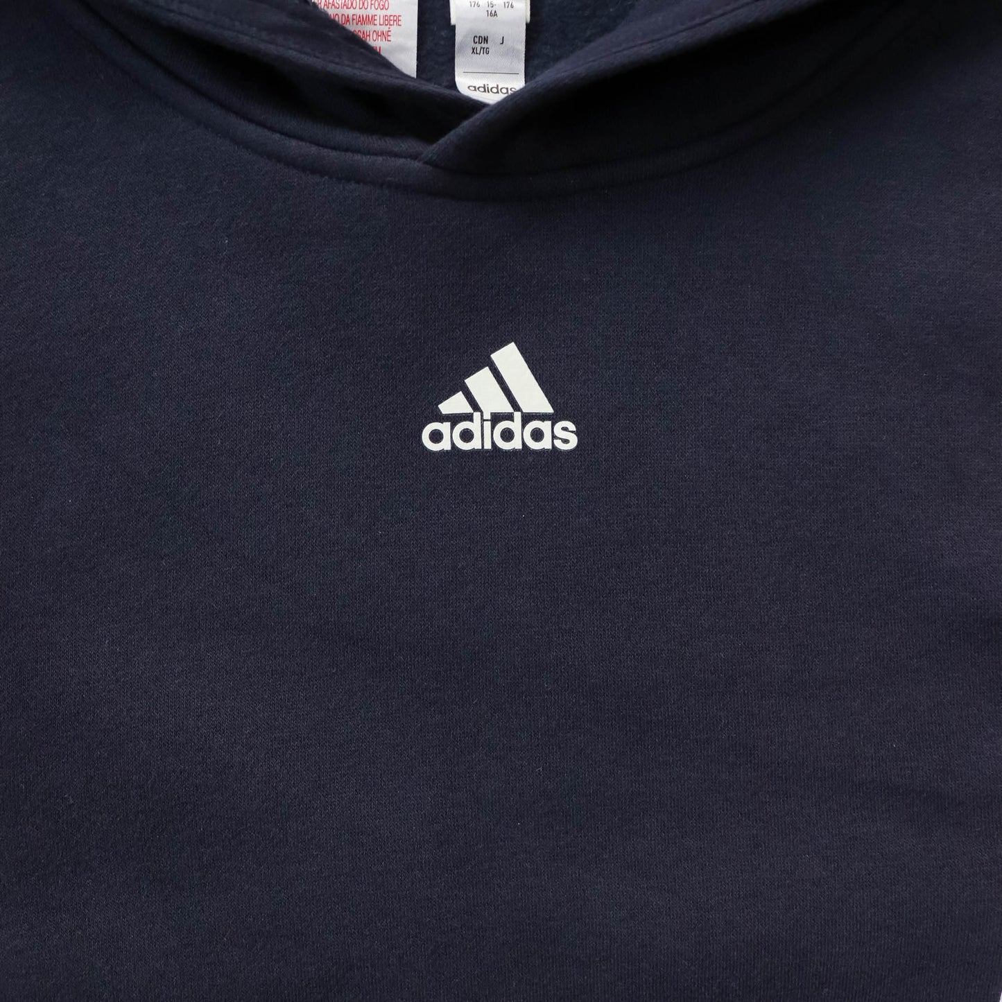 Adidas 3-Stripe Colourblock Hoodie - 2000s (S)