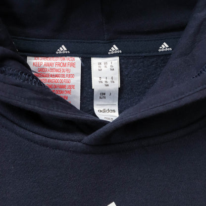 Adidas 3-Stripe Colourblock Hoodie - 2000s (S)