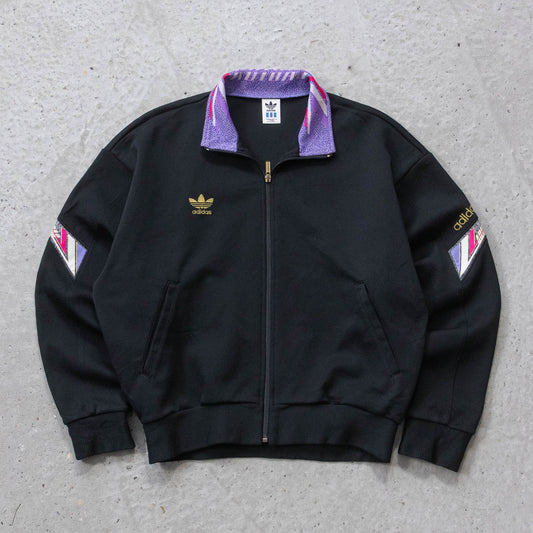 Vintage 90s Adidas Embroidered Track Jacket - S