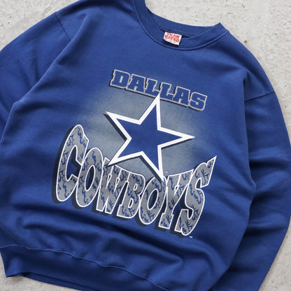 Dallas Cowboys NFL Graphic Sweatshirt - 90s (L)