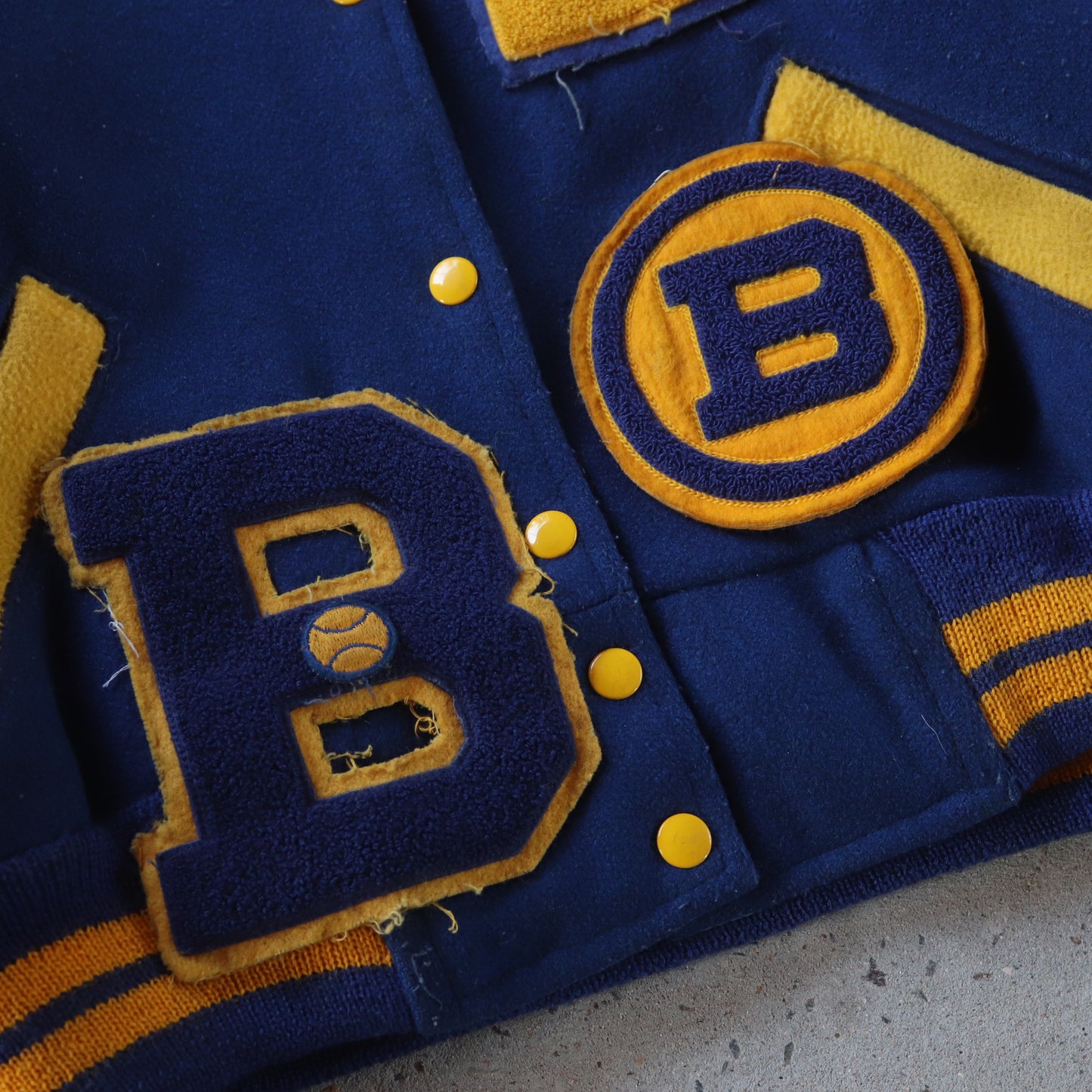 Vintage 70s Varsity Baseball Jacket - Women's S