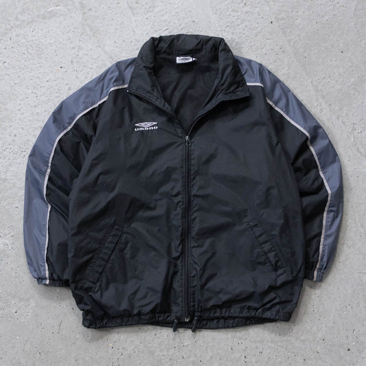 Vintage 90s Umbro Embroidered Windbreaker Jacket - L - AL Vintage