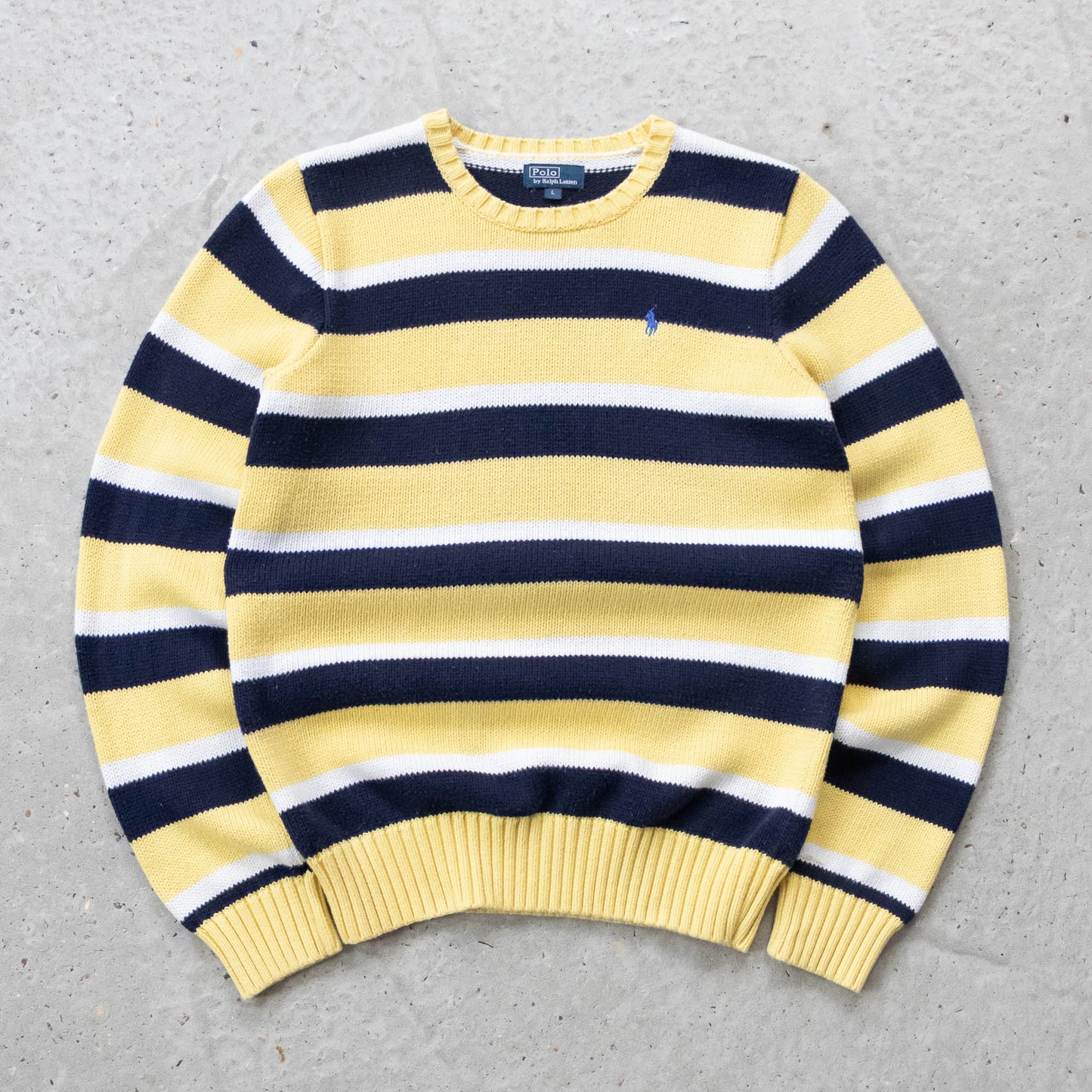 Polo Ralph Lauren Striped Knit Sweater - 90s (Women's S)