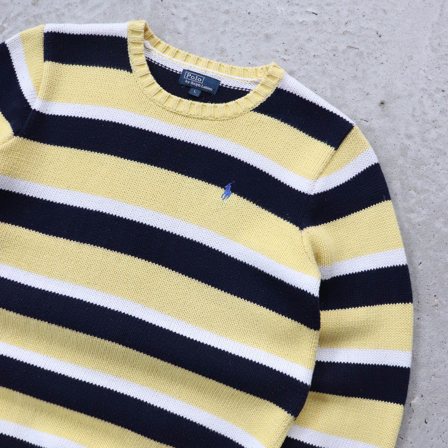 Polo Ralph Lauren Striped Knit Sweater - 90s (Women's S)